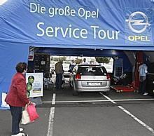 Opel Service Tour bringt die Werkstatt zum Kunden. Foto: Auto-Reporter/Opel